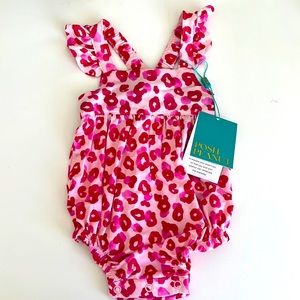 Posh Peanut Bubble Romper Ashley print 3-6 months